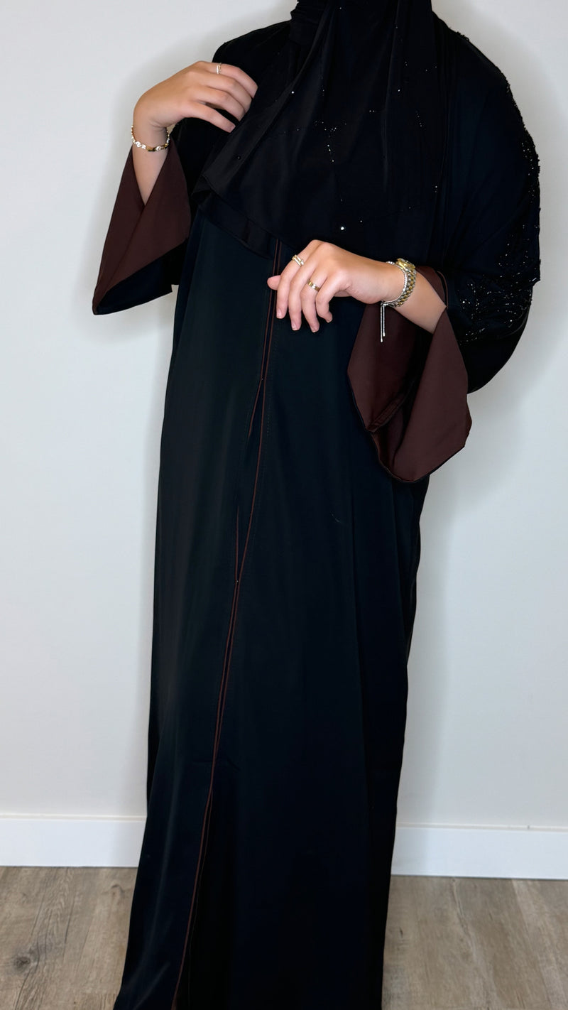 Abaya Maya (Mahogany Brown)